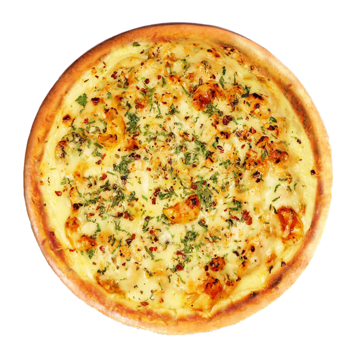 Macaroni Fusion Pizza close-up