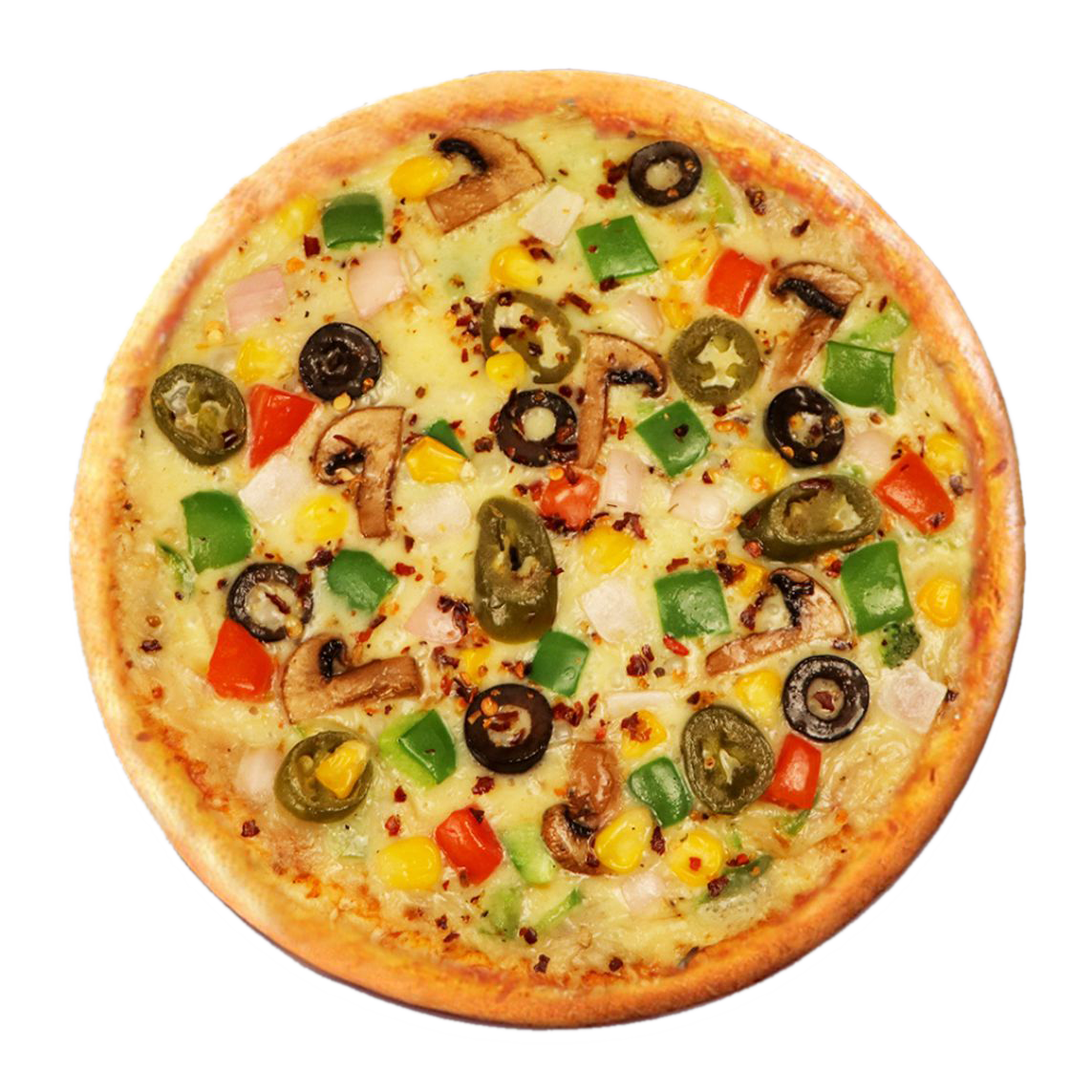 Farm House Pizza with veggies